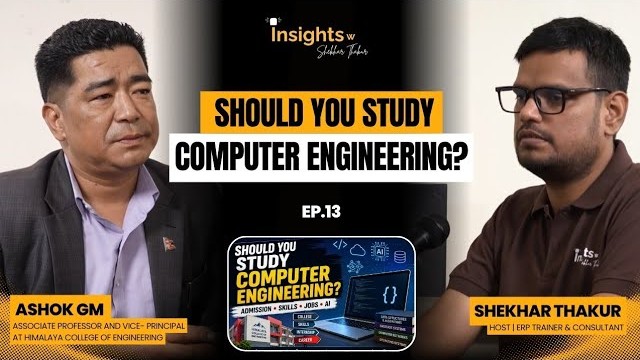 Shekhar Thakur in conversation with Ashok G.M. — Computer Engineering, Admission & Jobs in Nepal